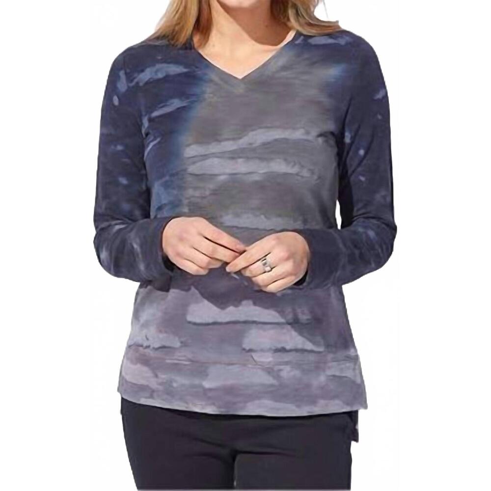 NEW ESCAPE river modal spandex harmony tunic in black